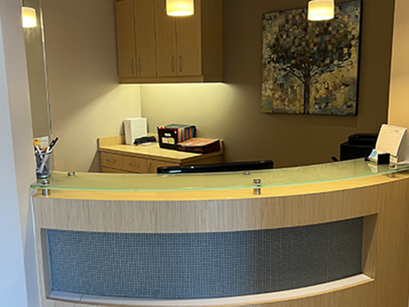 Reception Area of Dentistry on Bayview