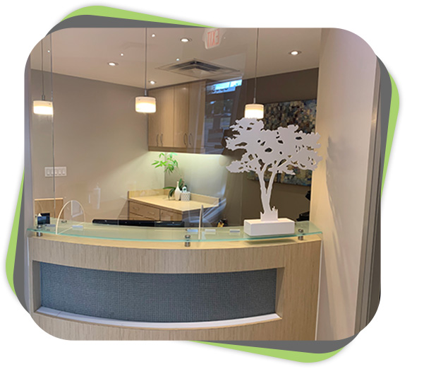 Reception Area of Dentistry on Bayview